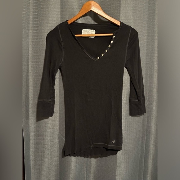 Aeropostale Tops - Aeropostale V-Neck Long Sleeve Stretch Shirt